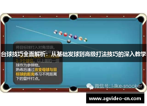 台球技巧全面解析：从基础发球到高级打法技巧的深入教学